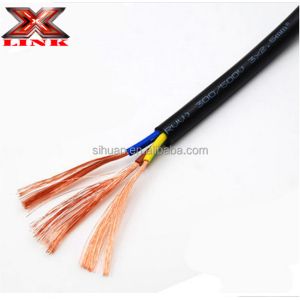 China 14AWG 16AWG 2.5mm 1.5mm 3 2 Core Stranded Copper Electric Cable With PVC Insulation on sale
