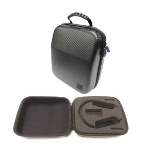 China Portable EVA Headphone Case , Hard Shell Earphone Carrying Case PU + EVA factory