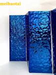 Stainless Steel Blue Mirror Small Water Ripple Sheet Decorative Celling ,Hotel