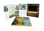 Folded Video Greeting Card , LCD Video Invitation Card For Play Videos / Photos