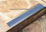 Economic Aluminum Step Edging / Nosing For Stair Tread Matt Champagne NLP8.0