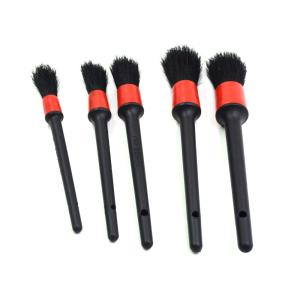 China Convenient Car Detailing Brushes , Flexible Car Seat Cleaning Brush 5 PCS factory