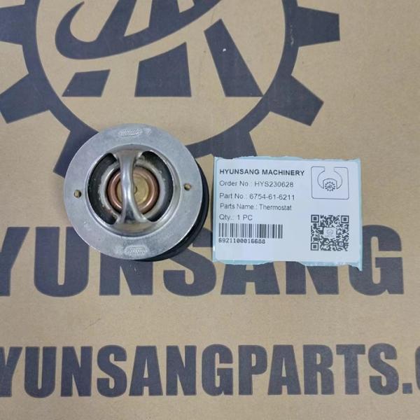 Thermostat Excavator Engine Parts 6754-61-6211 6754-61-6210 6754616220 6754-61
