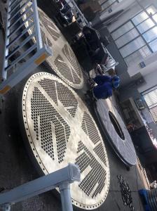 China Gr11 Gr12 Titanium Clad Plate Exchanger Tube Sheet In Chemical Field factory