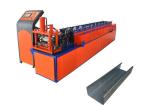 Furring Gypsum Channel Roll Forming Machine , Light Steel Keel Roll Forming
