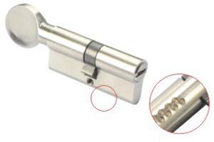 China SN Finish Brass Lock Cylinder En1303 Euro Profile Brass Barrel Lock Grade 2 Security Door factory