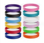 Cutting Processing Service Glowing Silicone Wristbands with Customized Design