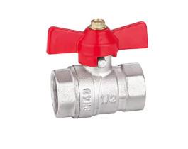 China Chrome Plated Handle Brass Mini Ball Valve For Water Media In Industrial Pressure Max 16 Bar factory