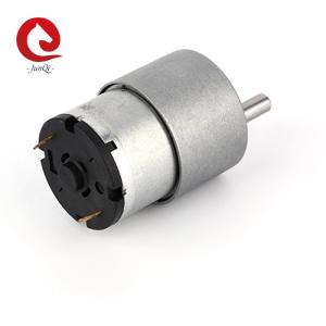 China JQM-37RS520 12V Micro Reduction Motor Eccentric Shaft With 37mm Spur Gearbox For Office Equipment factory