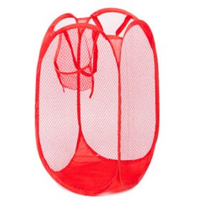 China Bulk Collapsible PP Plastic Laundry Basket Mesh Laundry Bag on sale