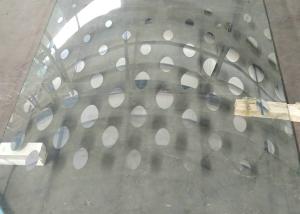 China Unbreakable 5mm Curved Bent Shape Color Painted Printed Glass factory