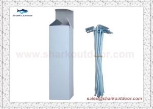 China 7&quot; Great strength galvanized steel Camping equipment round wire tent peg stakes factory