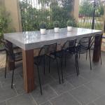 Durable Large Concrete Tables for Outdoor Dinning Concrete grc Table Sets For