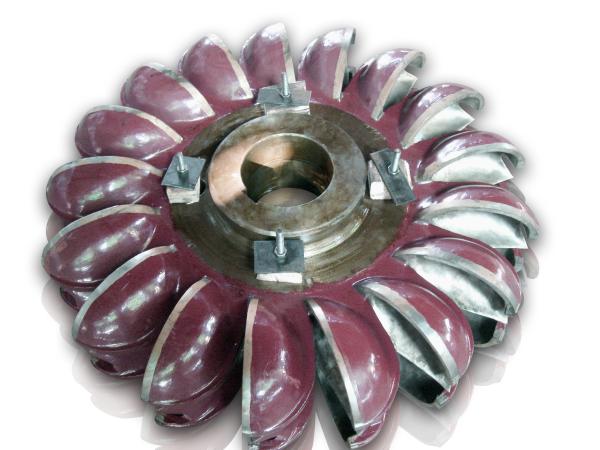 Hydro Power Generator Wheel Stainless Steel Turbine Wheel Micro Pelton Turbine