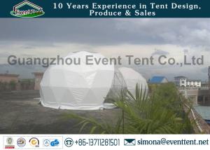 China Luxury Camping Tent 8 Meters Diameter Transparent With Luxury Decoration factory