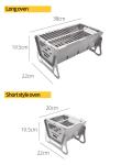 Food Grade Stainless Steel Foldable Campfire BBQ Grill For Customized Outdoor