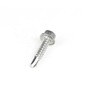 China Stainless Steel 410 Self Drilling Screw Hex Washer Head for Metric Measurement System factory