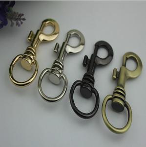 China Europe popular fashion 24 mm metal nickel dog leash snap hook for pet collar factory