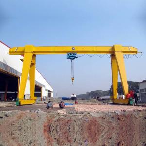 China 20m/Min Driver's Room Control A3 Single Beam Gantry Crane Outdoor Using factory