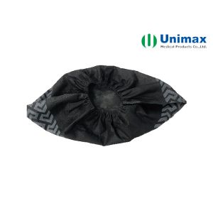 Black 35gsm Disposable Non Woven Shoes Cover