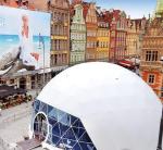 Event / Expedition Dome Tent 25m Diameter With Aluminium Door