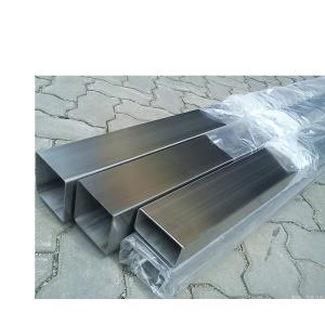 China SS202 Rectangular Stainless Steel Tube 304 430 301 Seamless factory