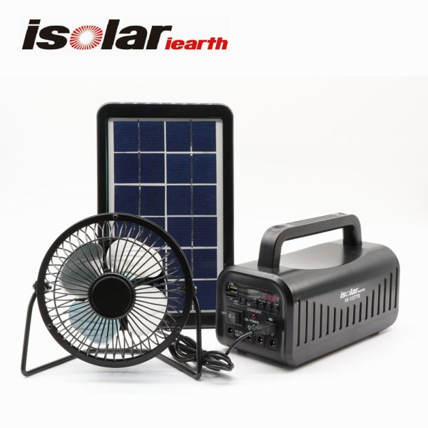 portable solar power home system 3W /5W solar lighting kits with Radio speaker,