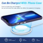 Matt Skin Full Lens Cover Anti Slip Magnetic Wireless Charger Phone Case for
