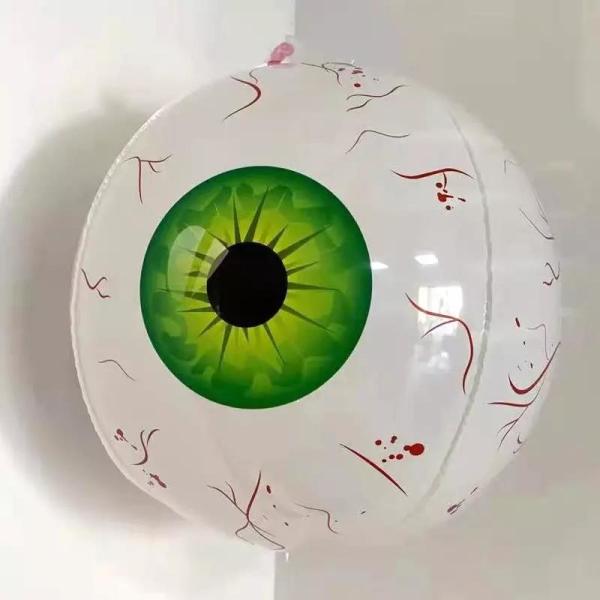 Halloween Eyeballs Scary Horror Props Inflatable Eye Style Balloons 22" 4D Foil