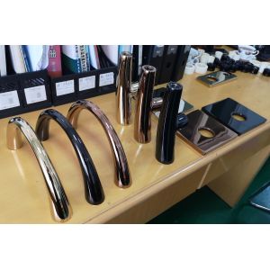 Ion PVD Plating Machine , Black graphite coating on 3D parts