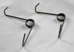 Black coated car torison coil spring for fork lift,Garden machine