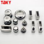 Stainless Steel Frameless Shower Fittings Glass Sliding Door Kit with 12MM Glass