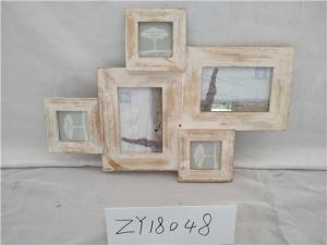 China Washed White Wooden 5x7 Inch Solid Wood Photo Frame factory
