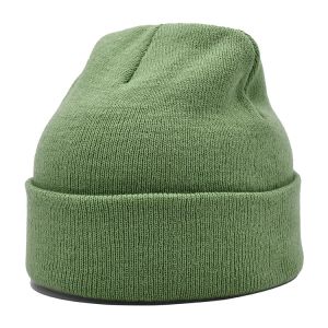 Embroidery Pattern 58CM Knit Beanie Hats With Custom Logo