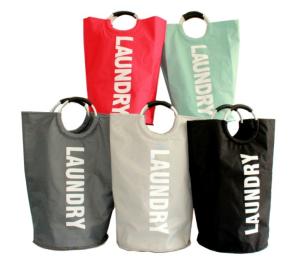 China White Kids Baby Cotton Canvas Fabric Storage Bin Dirty Cloth Toys Collecting Basket Foldable Custom Laundry Bags factory