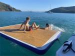 Drop Stitch Inflatable Floating Water Lounge Raft Inflatable Swimming Float