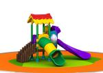 Multi Color Kids Plastic Playground Equipment Preschool Playground Toys TQ-QS009