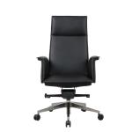 PU Memory Foam Ergonomic Office Chair Foam Black Leather Swivel Chair High