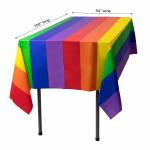 PEVA 54*108'' Disposable Plastic Tablecloths Oilproof Waterproof