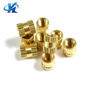 Customize male female copper CNC parts round thumb stud brass blind self-clinching knurl rivet self-locking nut