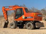 Used Doosan 150-7 Wheel Excavator Good Condition Low Hours Construction
