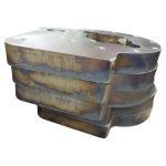 80mm CNC Flame Cutting Q355B Carbon Steel Flat Round Metal Plates