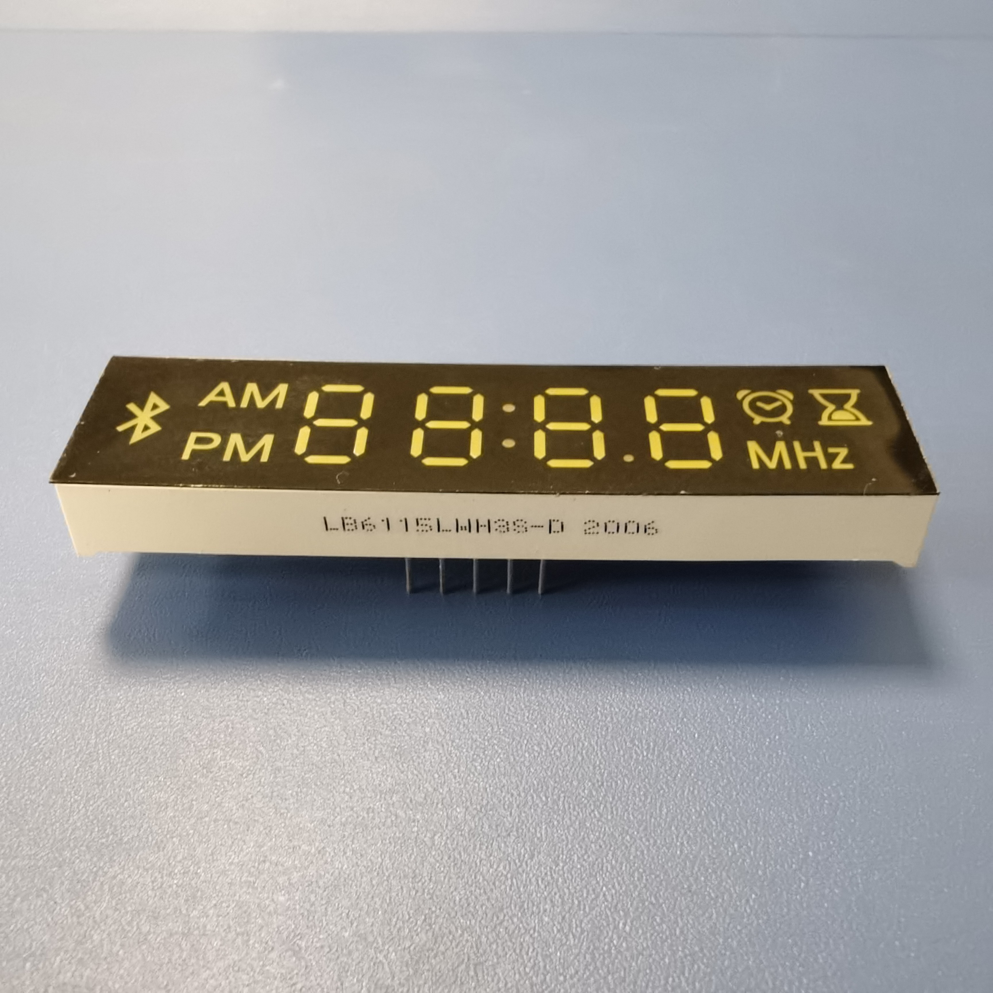 Customized Ultra White 4 Digit 7 Segment LED Display Module For Bluetooth Speaker / Radio