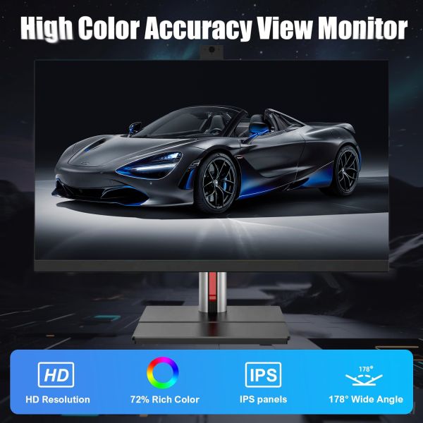 27 Inch UHD Resolution TF Gaming All-in-One Computer Monitor, 4K IPS Panel 144Hz with Fixed Bracket