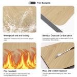 Moisture Proof Bamboo Charcoal Wall Board Wood Sheet For Modern Light Luxury