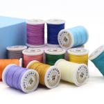 0.8mm Waxed Sewing Thread for Leather Stitching 50 Meters Flat Waxed Yarn Count