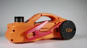 China 100W Electric Hydraulic Floor Jack With Inflating Pump 5T 15A Fuse factory