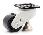 Cold Rolled Carbon Steel Nylon Universal Caster Wheels 76mm 1763lbs