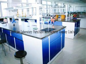 China Anti Corrosion Chemistry Lab Bench Rustproof With Adjustable Feet factory