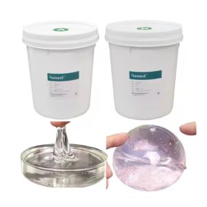 Two Component Squishy Silicone Potting Gel Clear Liquid Tear Resistant